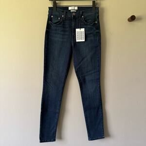 PISTOLA ALINE HIGH RISE SKINNY JEANS “WHEN IN ROME” DARK BLUE WASH SIZE 27